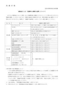 登園許可証明書のサムネイル